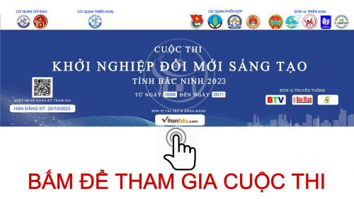 CUỘC THI KHỞI NGHIỆP ĐỔI MỚI SÁNG TẠO TỈNH BẮC NINH NĂM 2023