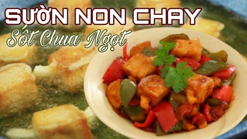 Cách làm SƯỜN NON CHAY SỐT CHUA NGỌT đơn giản tại nhà | Hướng dẫn nấu ăn - Món ăn ngon mỗi ngày| Hương Quê TV