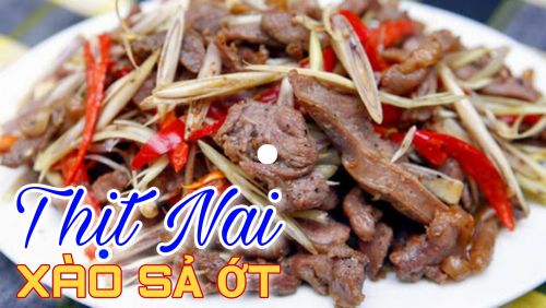 Cách làm THỊT NAI XÀO LĂN XÀO SẢ ỚT đơn giản tại nhà | Hướng dẫn nấu ăn - Món ăn ngon mỗi ngày | Hương Quê TV